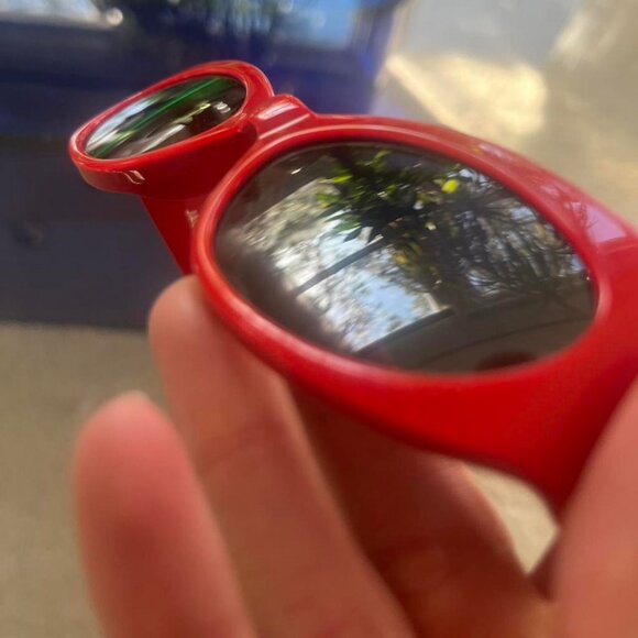 Jacquemus Red OVALO Cat-Eye Sunglasses main image 5